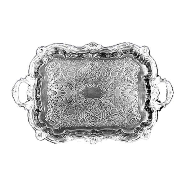 18" x 30" Oblong Ornate Tray