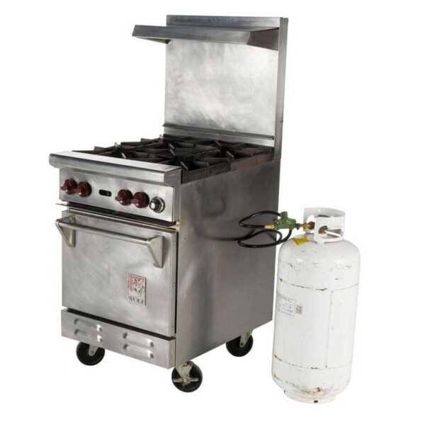 4 Burner with Oven