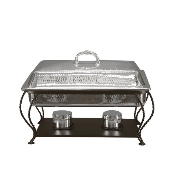 Silver Hammered Chafing Dish