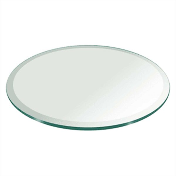 Bevelled Round Mirror Top