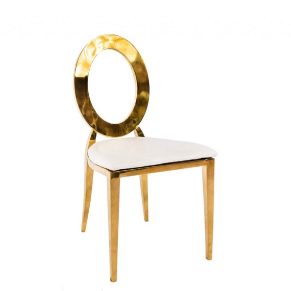 Oz Dining Chairs - Off-white/Gold