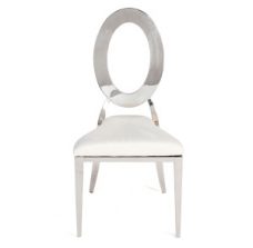 Oz Dining Chairs - Off-white/Silver