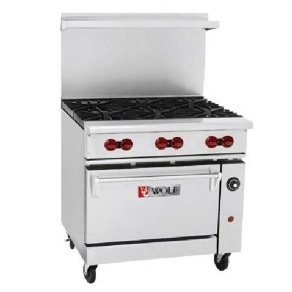 6 Burner with Oven