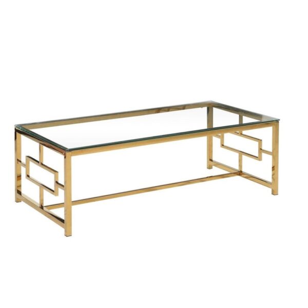 Geo Coffee Table - Gold