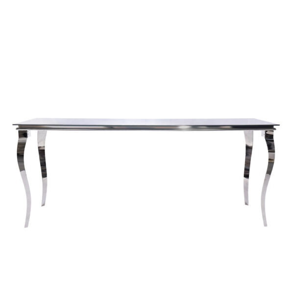 Cobra Communal Table - Silver / 2' x8'x 42"H