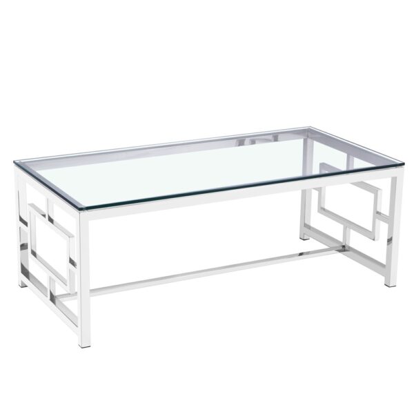Geo Coffee Table - Chrome