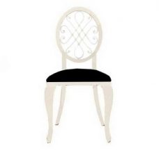 Crown Dining Chairs - Off White/Black