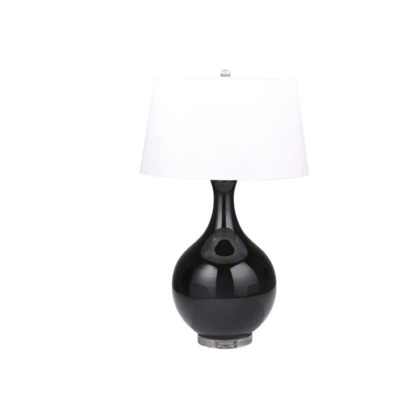 Black Teardrop Lamp