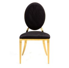 Washington Dining Chairs - Black/Gold