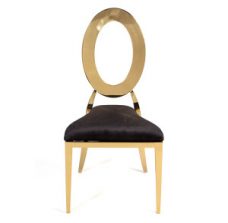 Oz Dining Chairs - Black/Gold