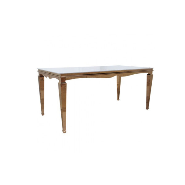 Washington Communal Table - Rose Gold