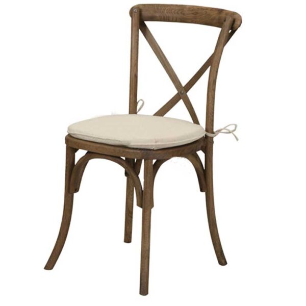 Pilgrims X-Back Farm Chairs - Rustic Brown