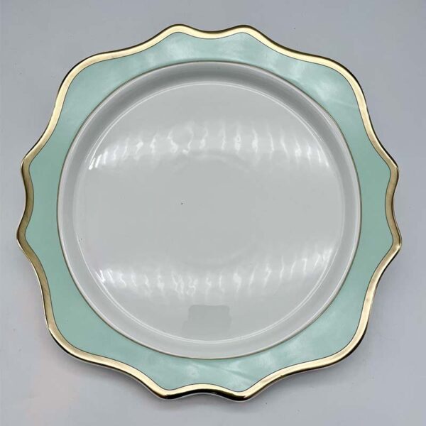 Aqua Blair Charger Plate