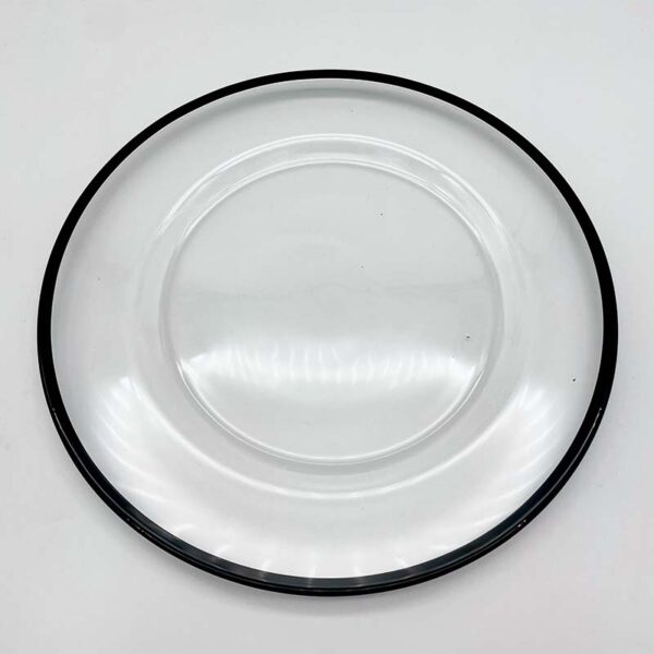 Black Halo Charger Plate