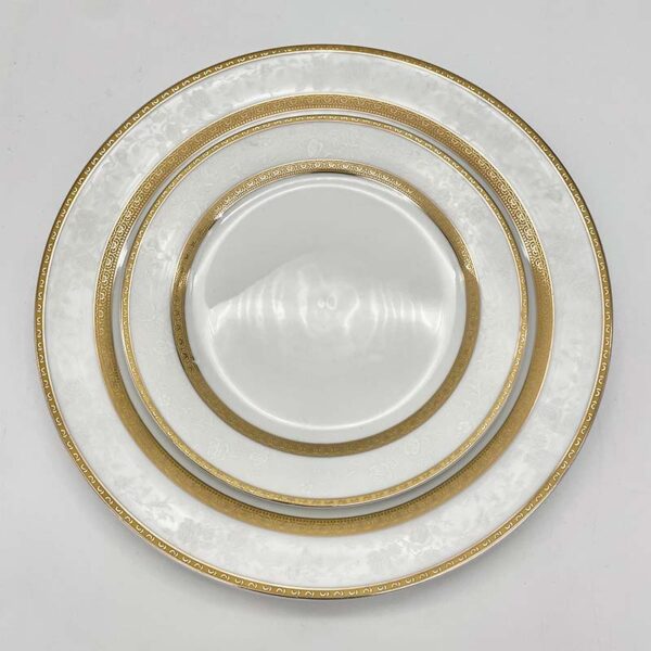 Ornate Double Gold Rim Collection