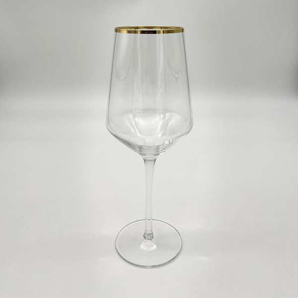 Gold Rim White Wine Glass Gold Rim Glassware