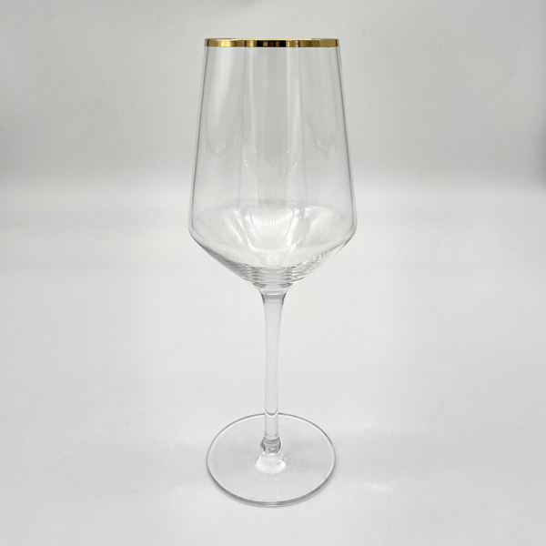 Gold Rim Red Wine Glass Gold Rim Glassware