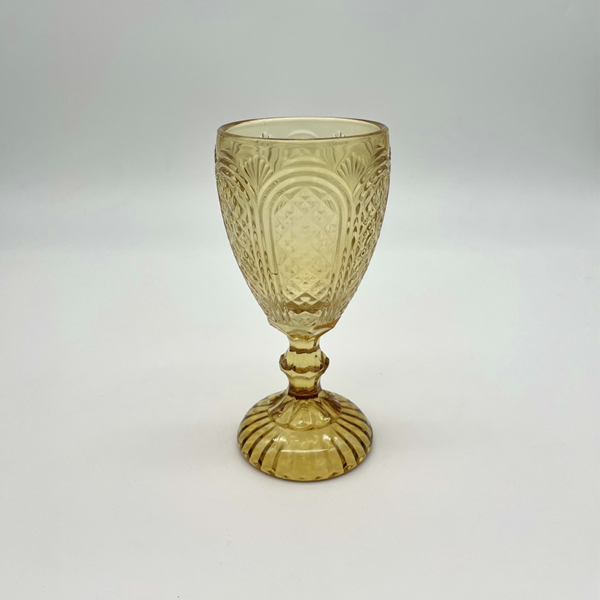 Amber Jewel Goblet Jewel Goblets