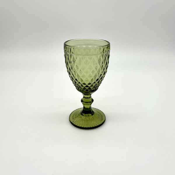 Green Diamond Goblet Diamond Goblets