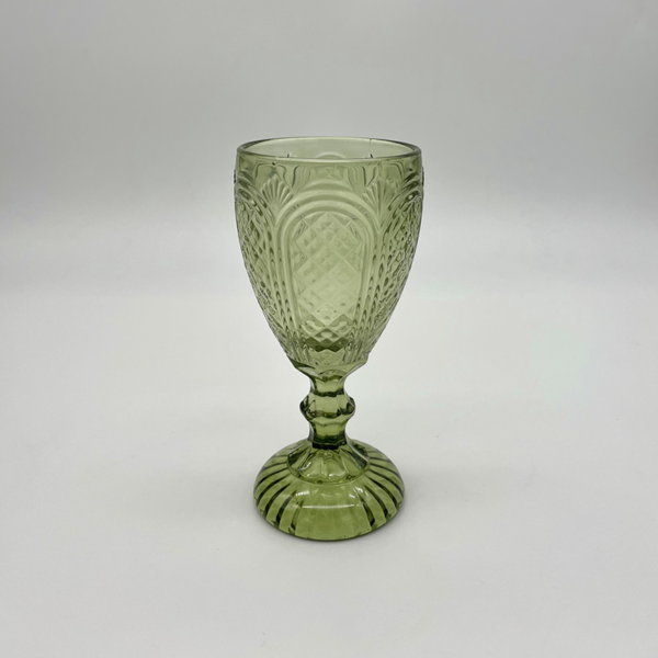 Green Jewel Goblet Jewel Goblets
