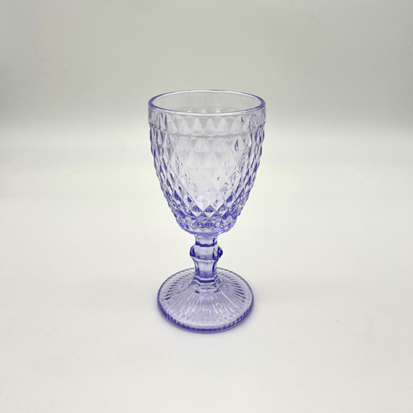 Lavender Diamond Goblet Diamond Goblets