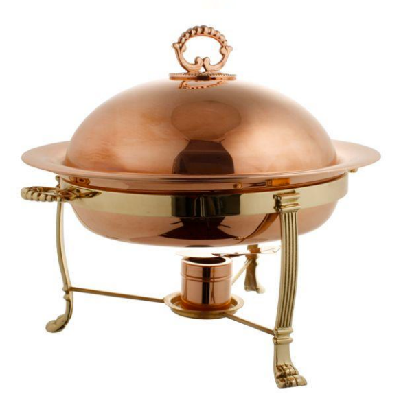 Rose Gold Round Chafing Dish