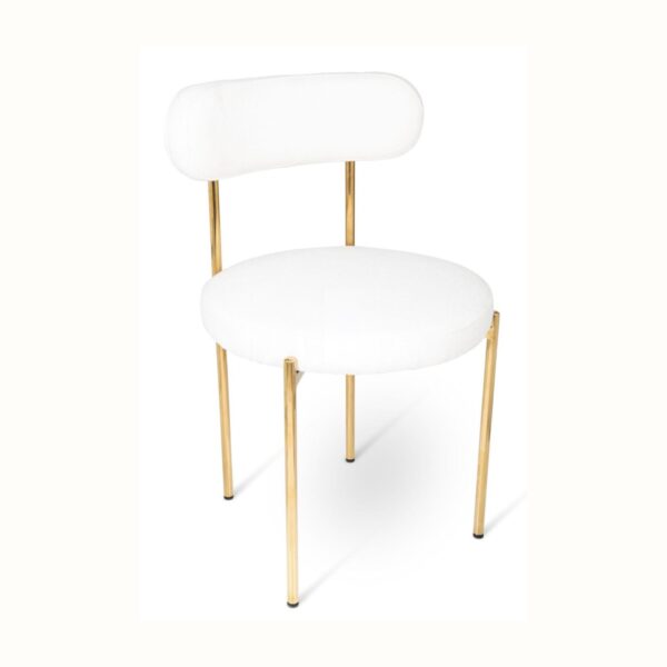 Modus Chair White w/ Gold Frame