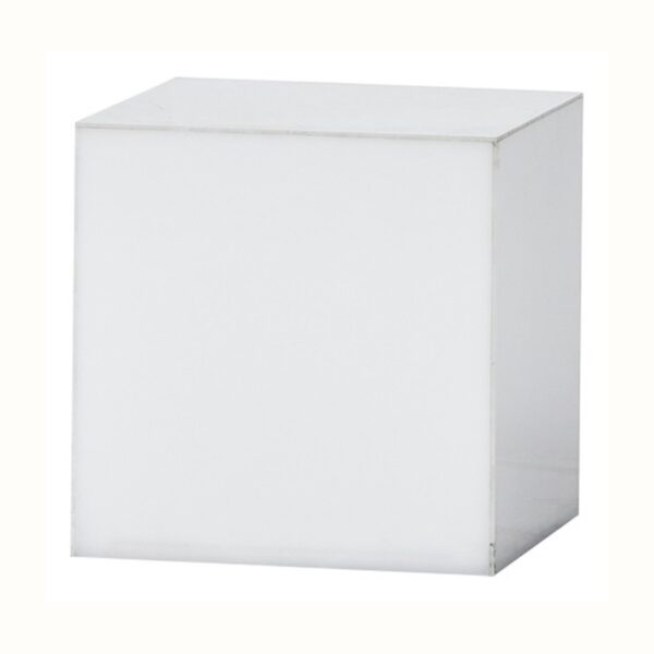 White Plexi Side Table