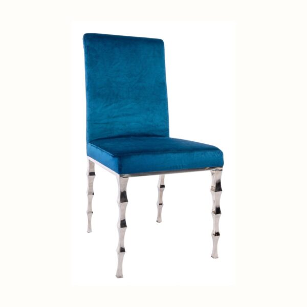 Capri Dining Chair Silver Legs
