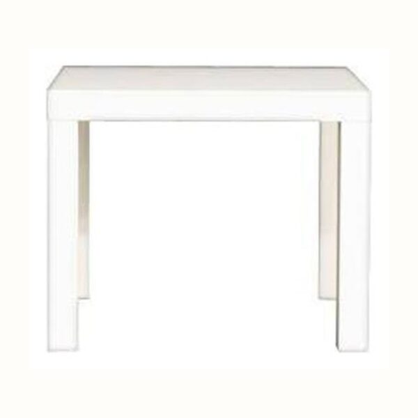 White Wood Side Table