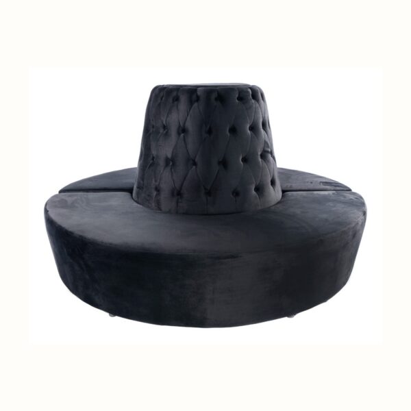 Tufted Circle Banquette Sofa