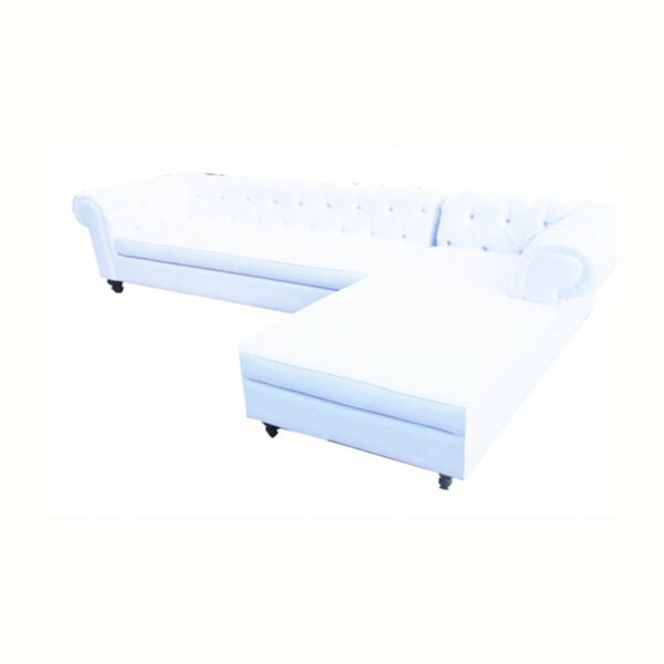 White Nico Sectional