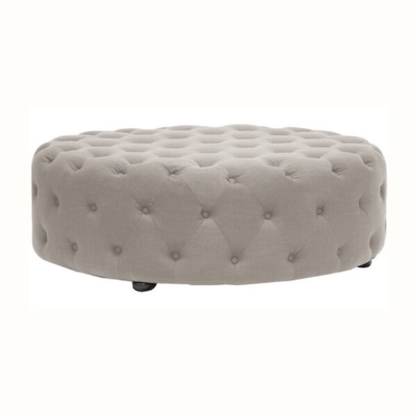 Cardiff Tufted Ottoman Beige