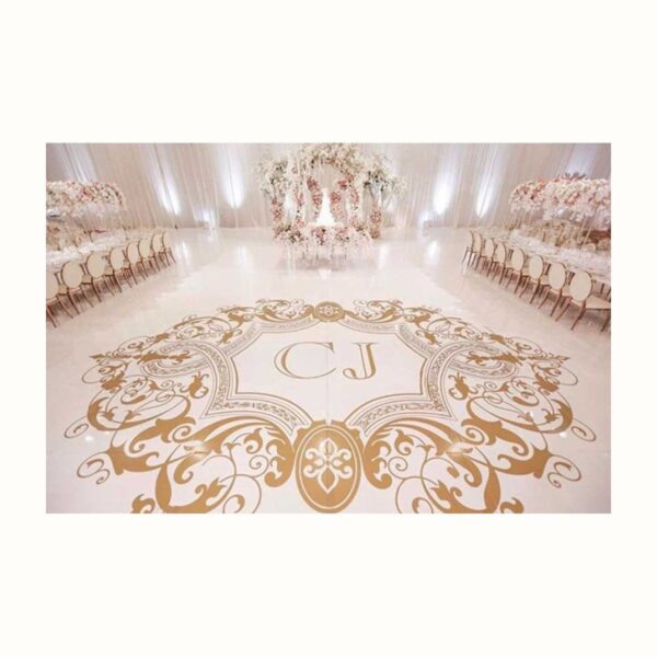 White Glossy Seamless Dance Floor