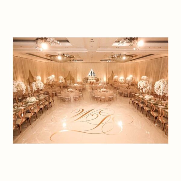 White Glossy Seamless Dance Floor