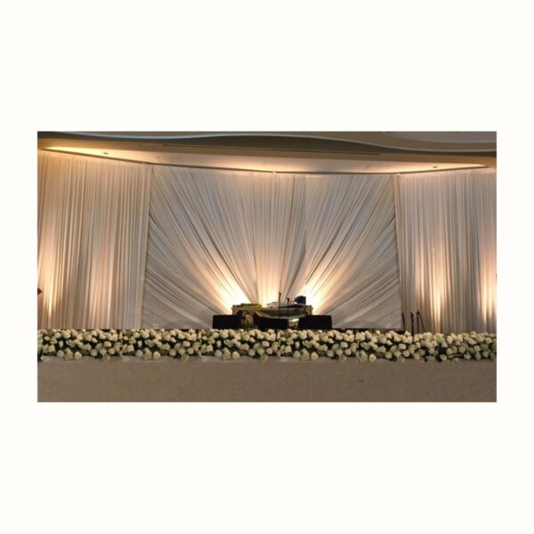 White Sunburst Backdrop