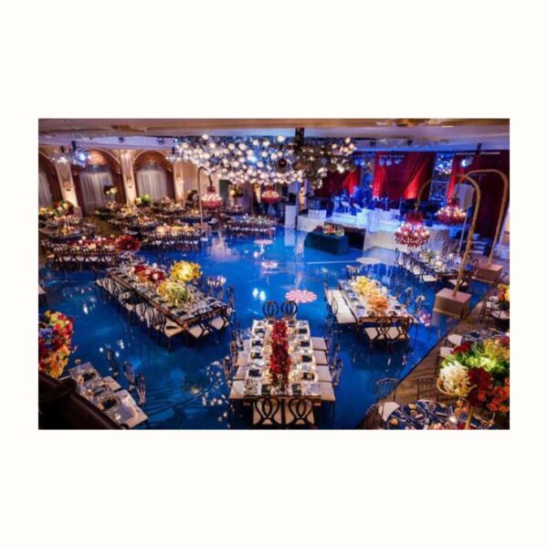 Blue Glossy Seamless Dance Floor
