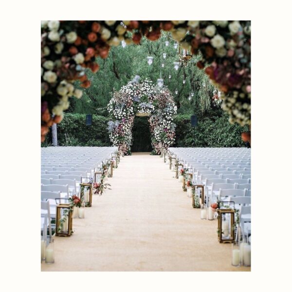 Custom Carpet Wedding Aisle