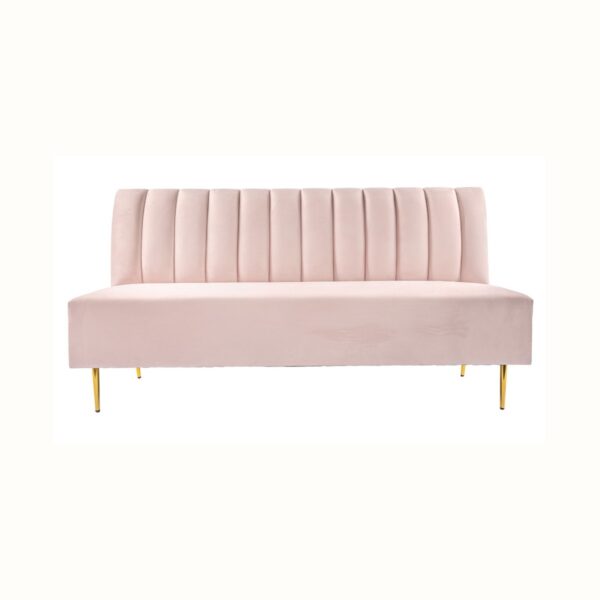 Channel Club Sofa - Blush