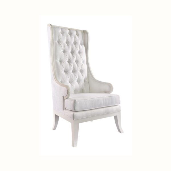 Chelsea Wingback Armchair - White