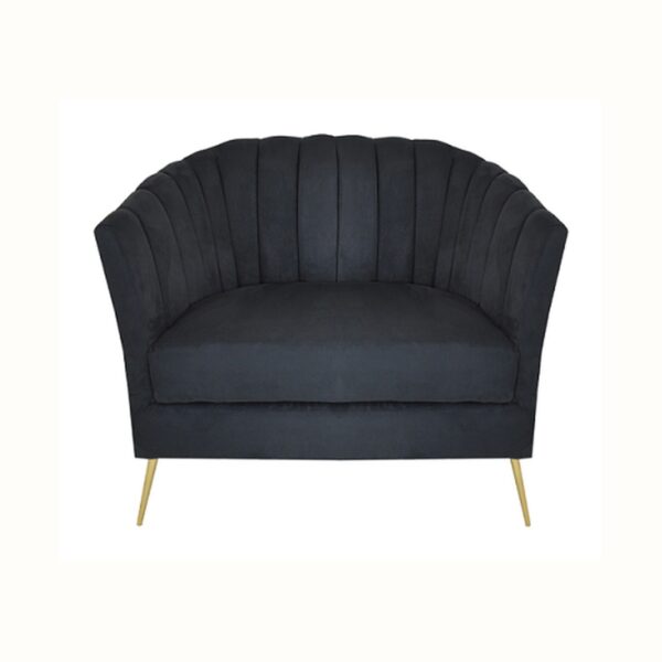 Chloe Arm Chair - Black