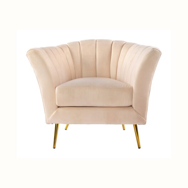 Chloe Arm Chair - Ivory