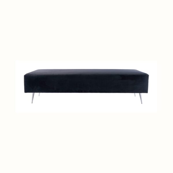 Velvet Bench - Black