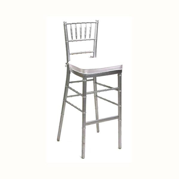 Chiavari Bar Stool - Silver