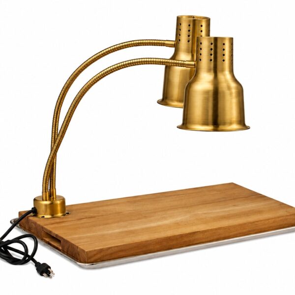 Double Heat Lamp - Gold