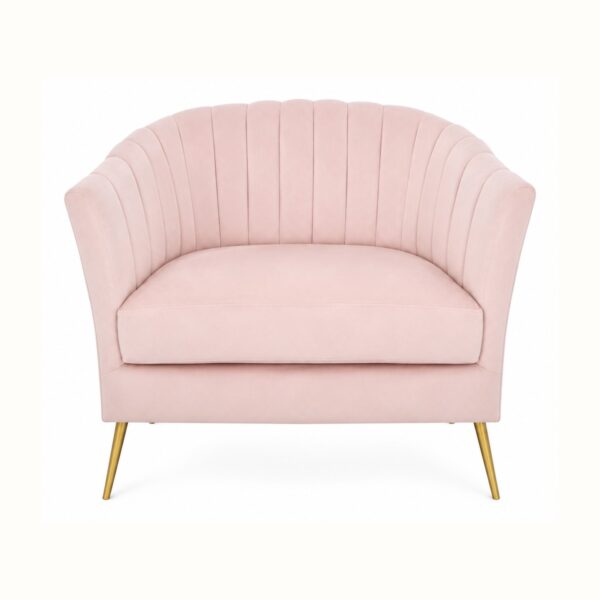 Chloe Arm Chair - Blush
