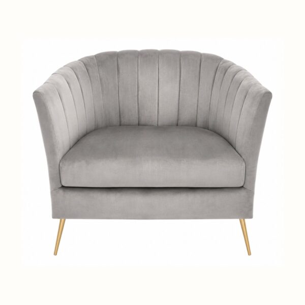 Chloe Arm Chair - Grey