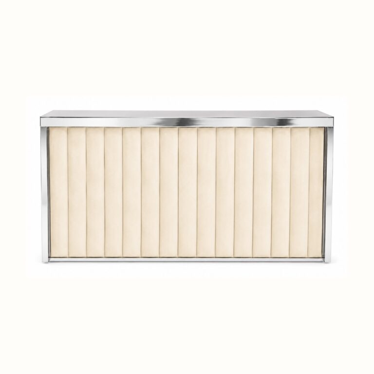 Chloe Bar - Ivory / Chrome Frame