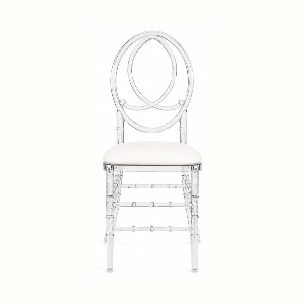 Clear Fishback Chair rental from Palace Party Rental