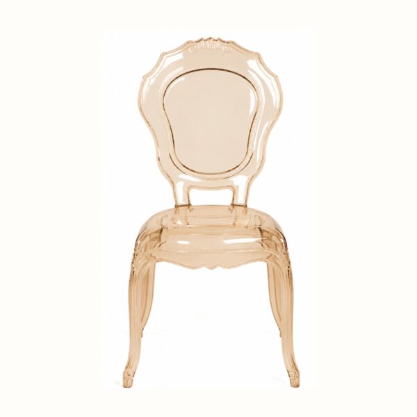 Ebell Lucite Chair - Amber